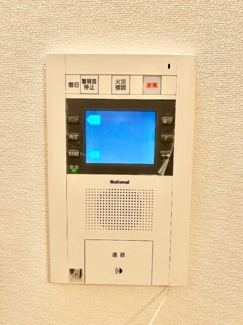 セキュリティ　モニター付きインターホンです