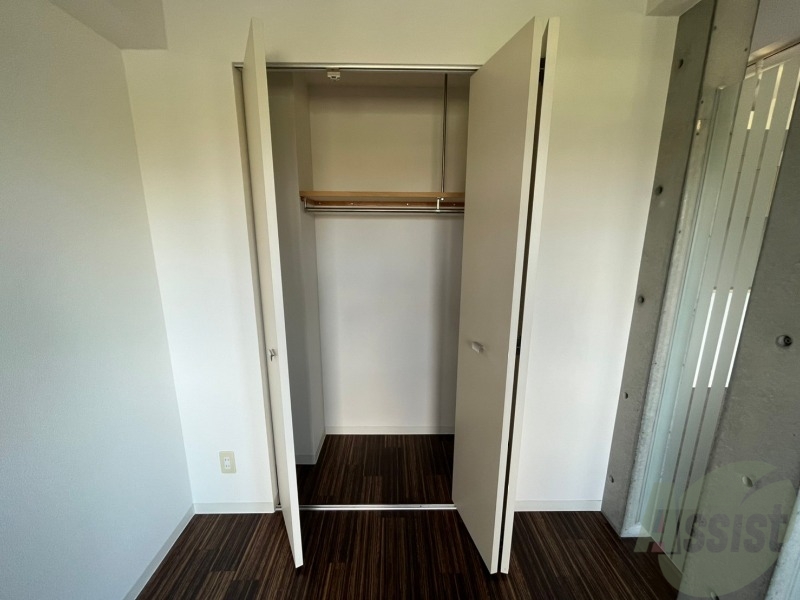 収納　クローゼットがありました。お洋服や荷物はここへ