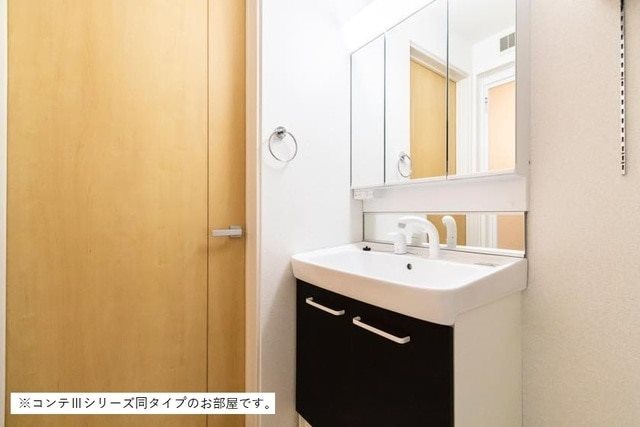 洗面設備　写真は同型タイプです。