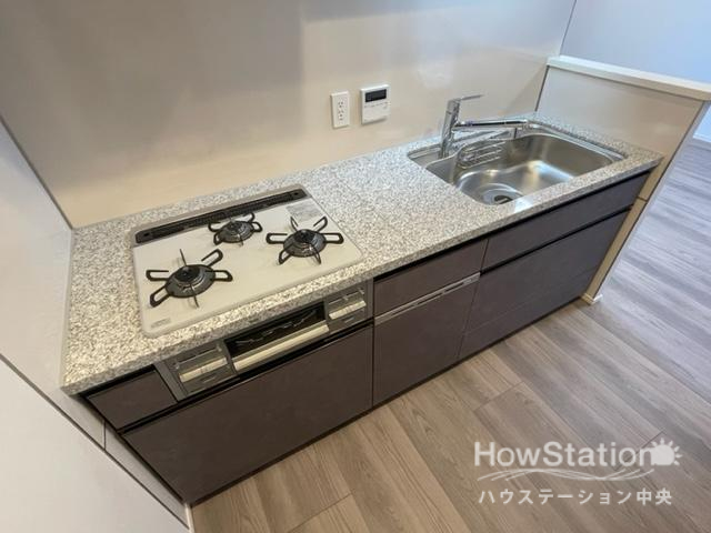 キッチン　食洗器付き大理石キッチン