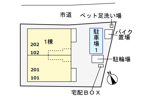 駐車場　駐車スペースあります（空き確認要）
