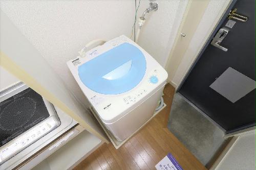 その他　室内洗濯機完備によりお手軽に引越しが可能！