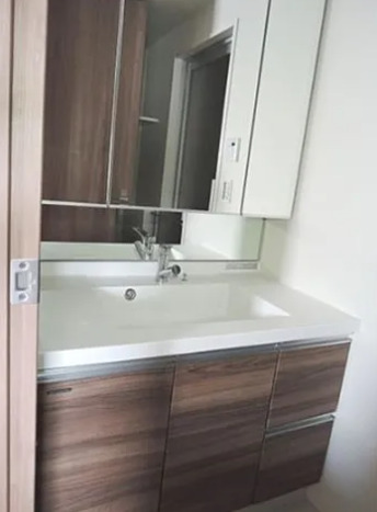 洗面設備　写真は同タイプ住居です