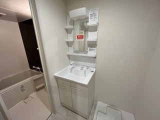 洗面設備　洗面所内に洗濯機置場あり♪