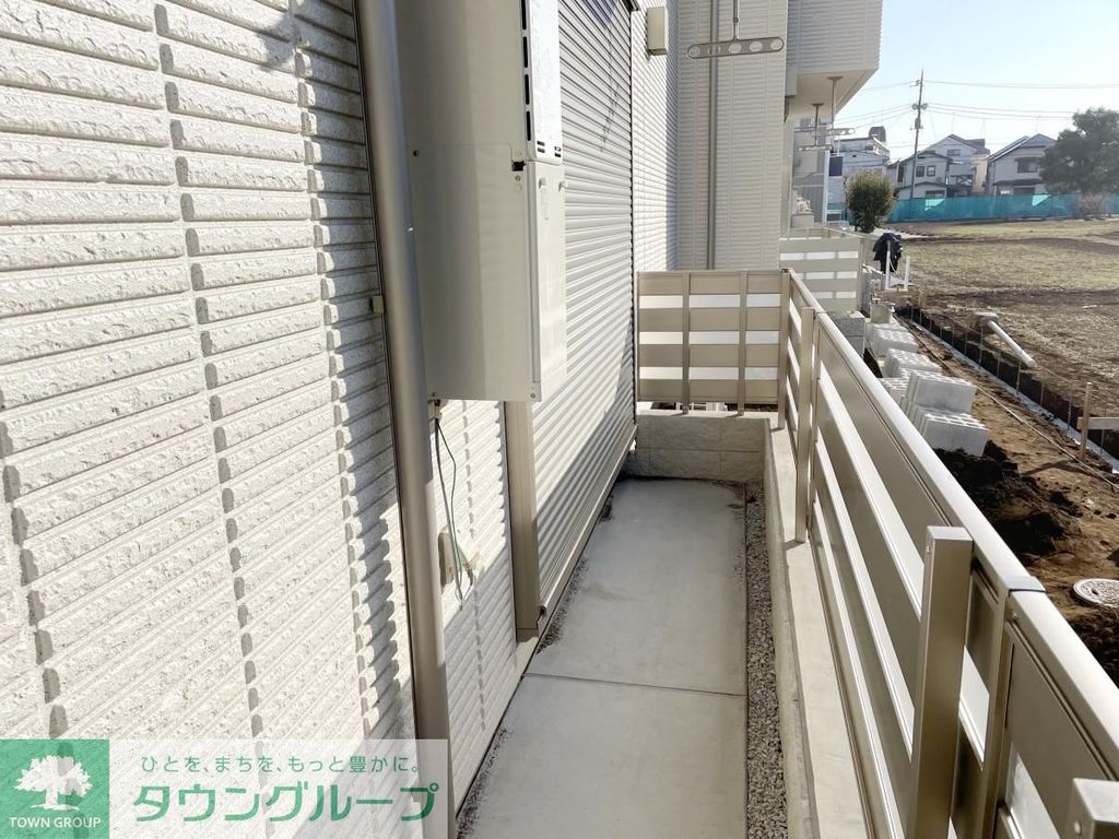 バルコニー　庭