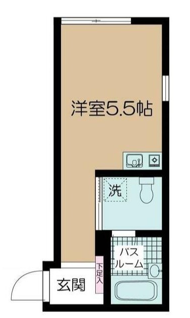 qups nakameguroの間取り写真