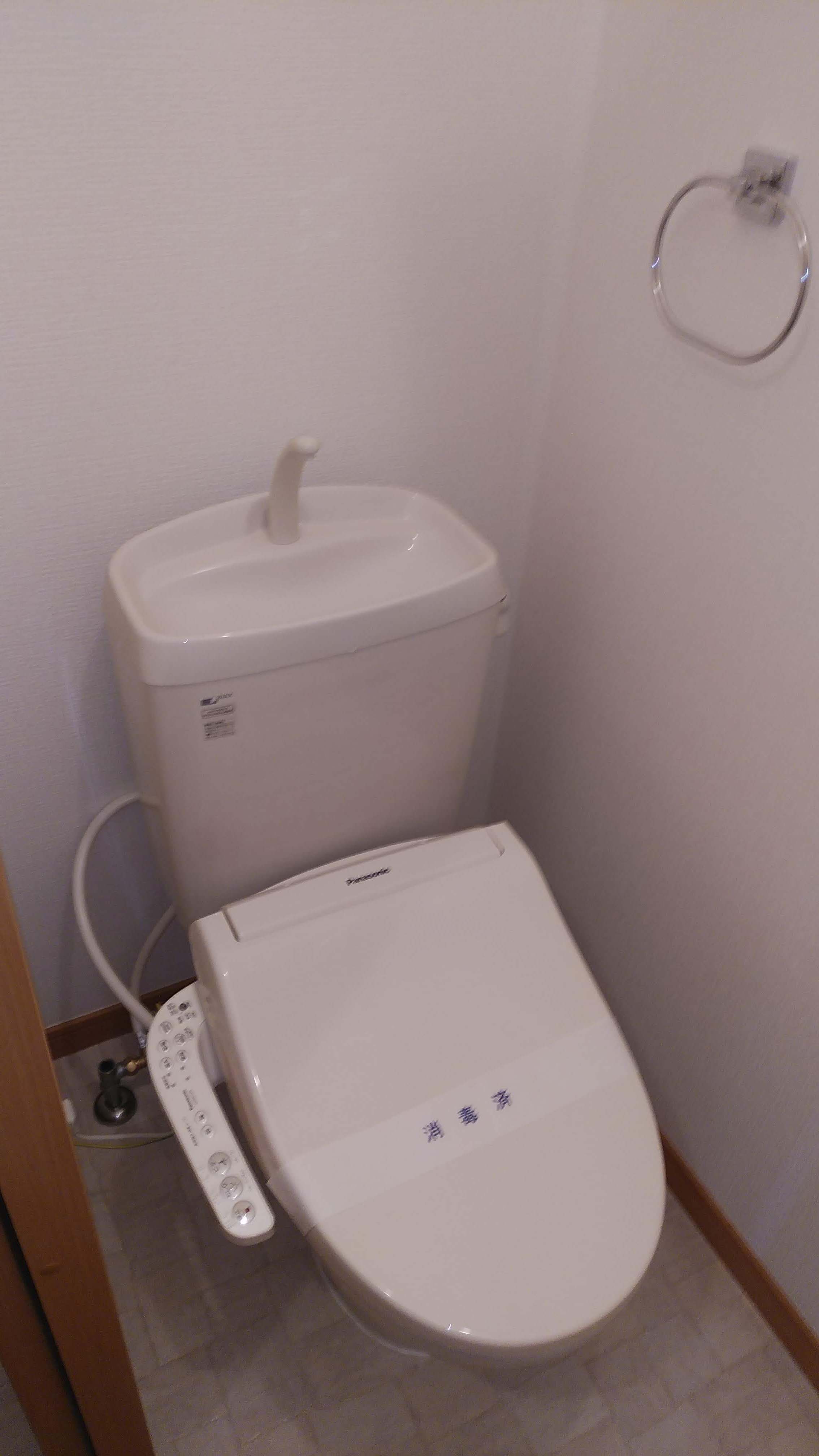 トイレ　同建物内の別のお部屋の画像になります