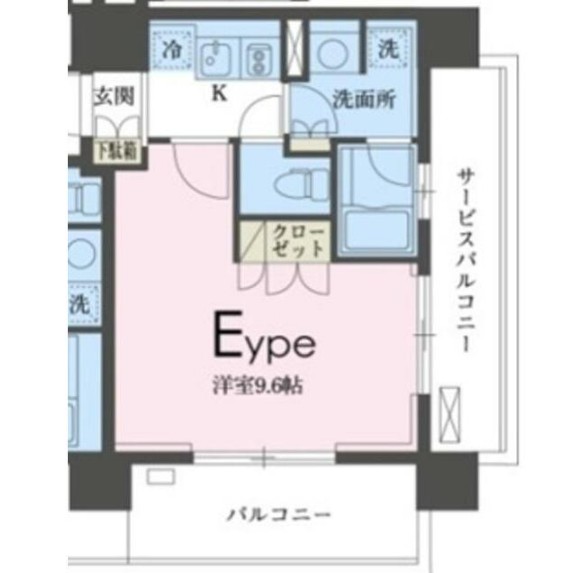 ガレリア東新宿の間取り写真