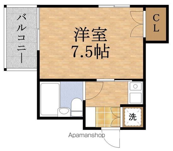 地下鉄谷町線 千林大宮駅 徒歩15分 4階建 築32年の間取り写真