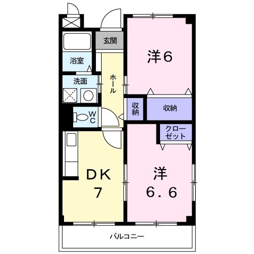 アゼリア南新木の間取り写真