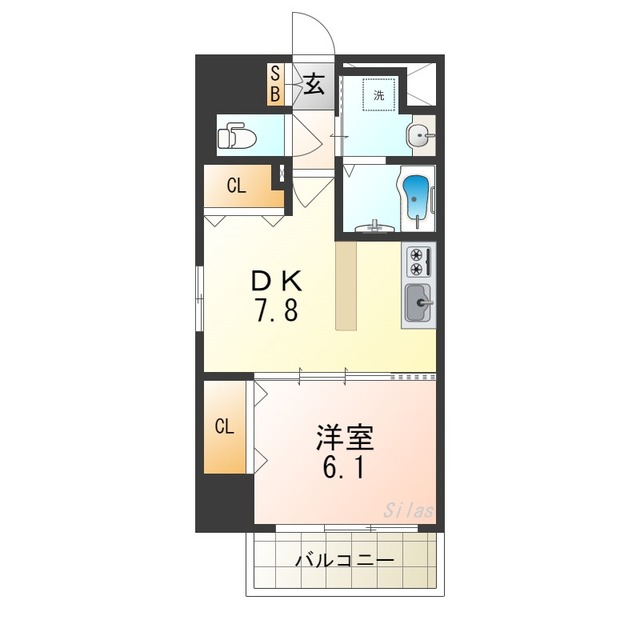 地下鉄御堂筋線 長居駅 徒歩2分 15階建 築15年の間取り写真