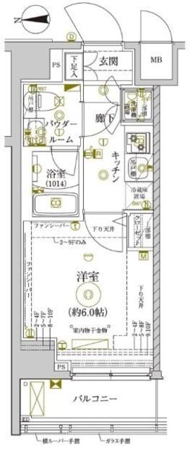 レアライズ新丸子の間取り写真