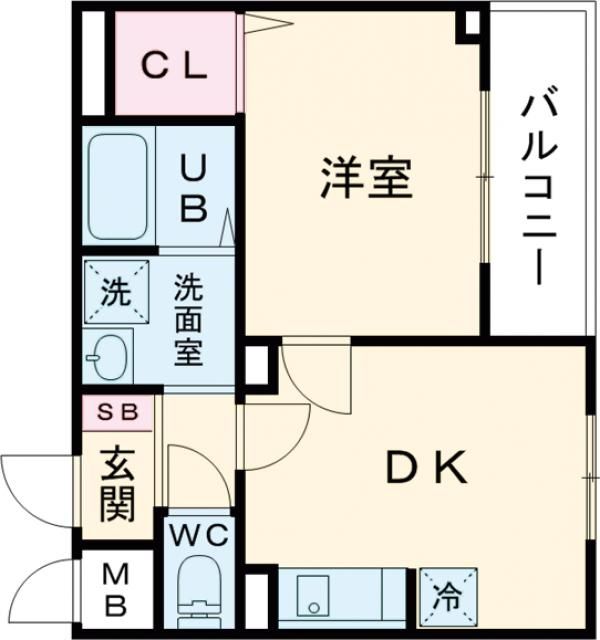新宿区高田馬場1丁目マンションの間取り写真