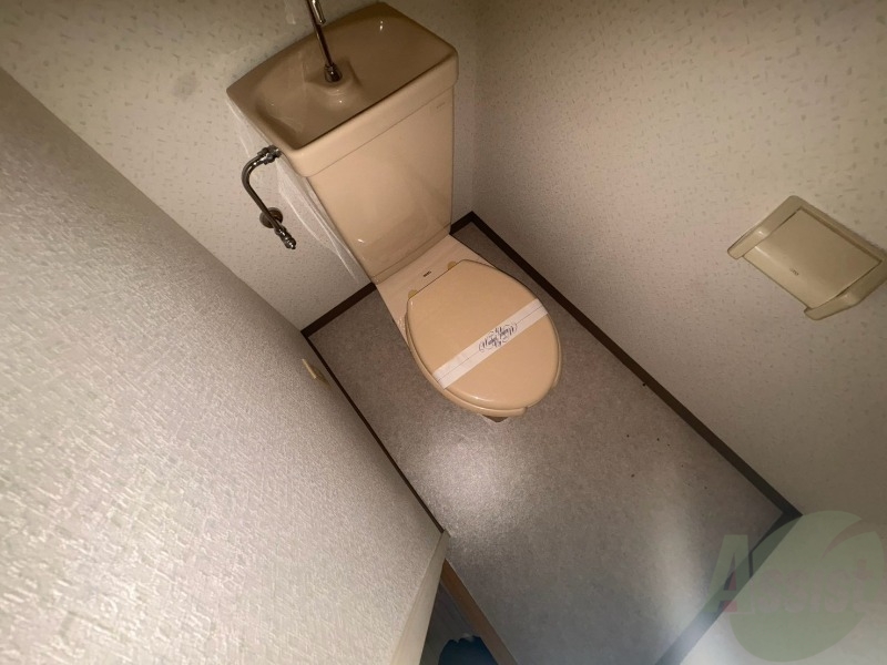トイレ　広々お使いいただけるお手洗いになっています。