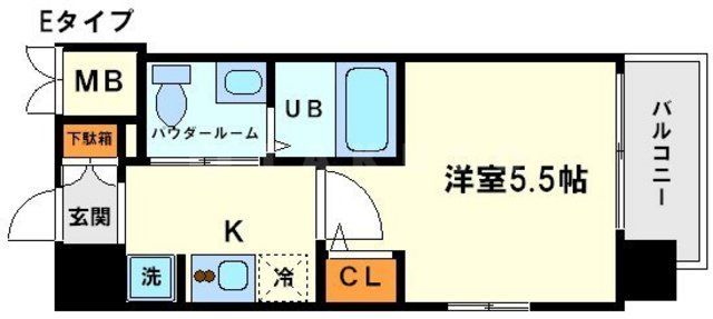 エスリード新大阪SOUTHの間取り写真
