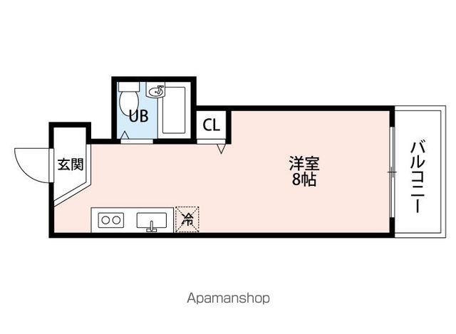 阪急神戸線 中津駅 徒歩7分 6階建 築43年の間取り写真