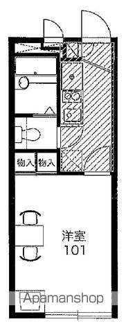 レオパレスおもだかの間取り写真