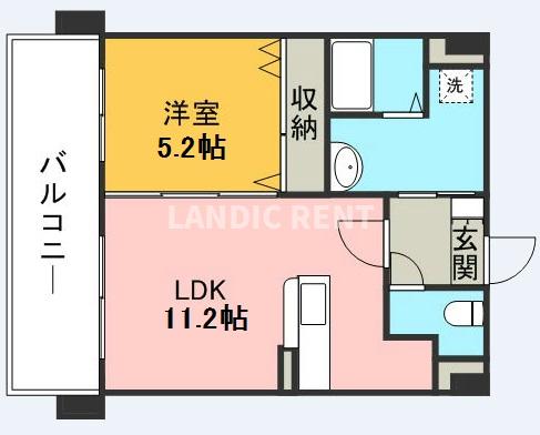 箱崎なつめビルの間取り写真