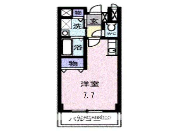 東武東上線 川越駅 徒歩16分 2階建 築26年の間取り写真