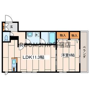 東急田園都市線 二子新地駅 徒歩9分 2階建 築17年の間取り写真