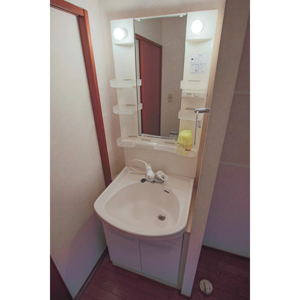洗面設備　同じ建物の別のお部屋