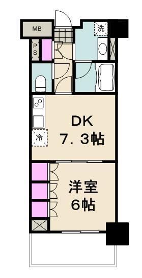 パークアクシス辰巳ステージの間取り写真