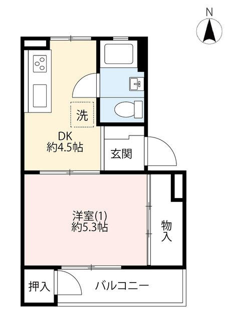 UR南台の間取り写真