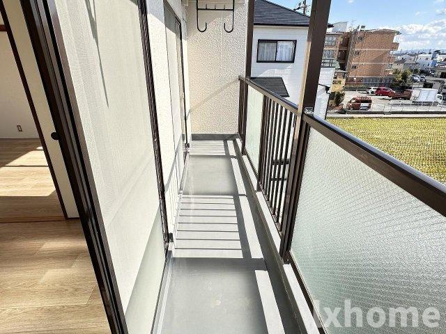 バルコニー　落ち着いた時間を過ごせるバルコニーです