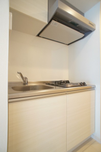 キッチン　２口のシステムキッチン