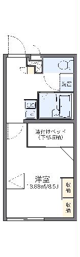 レオパレスドルチェの間取り