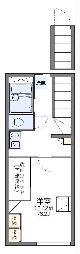 【レオパレスエスポワールの間取り】