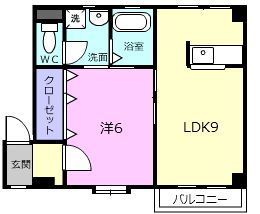 名張市夏見のマンションの間取り