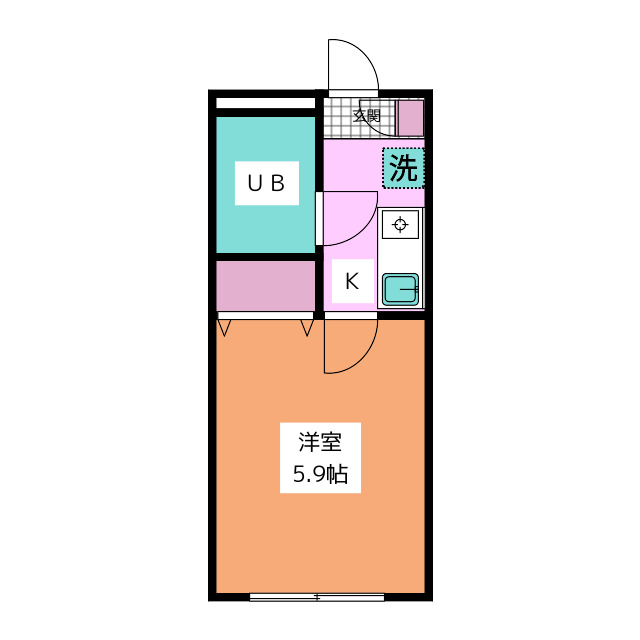 スカイピア蓮根の間取り