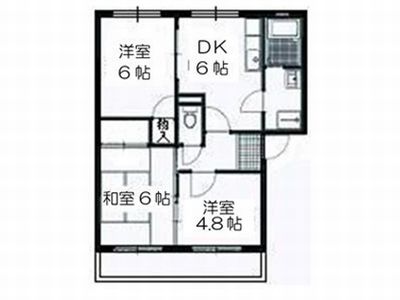 アペックス　Ａ棟の間取り