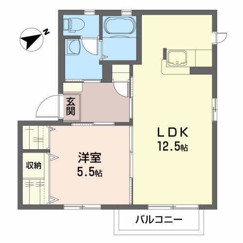 シャーメゾンアヴァンセBの間取り