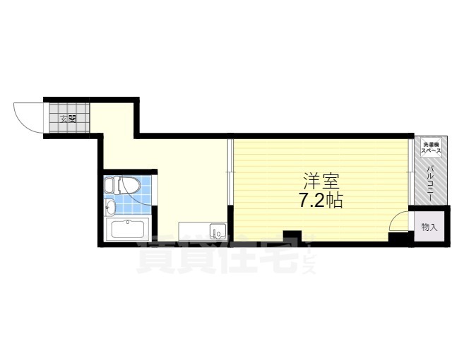 宇治市小倉町のマンションの間取り