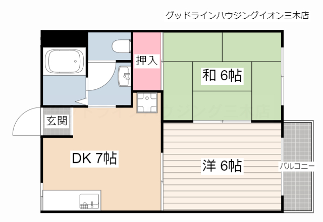 アクトハイツII・IIIの間取り