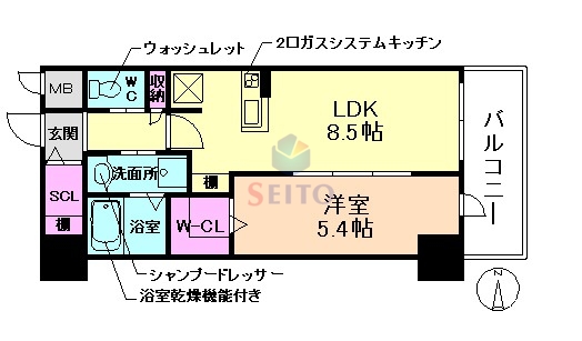 エールグラン豊中本町の間取り