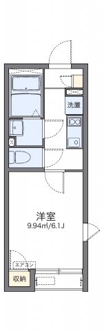 横浜市港北区大曽根台のアパートの間取り