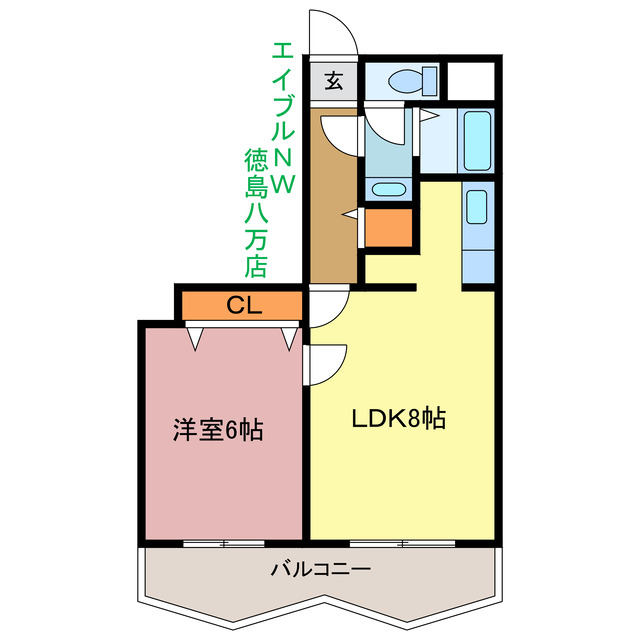 エクセルかちどき橋の間取り