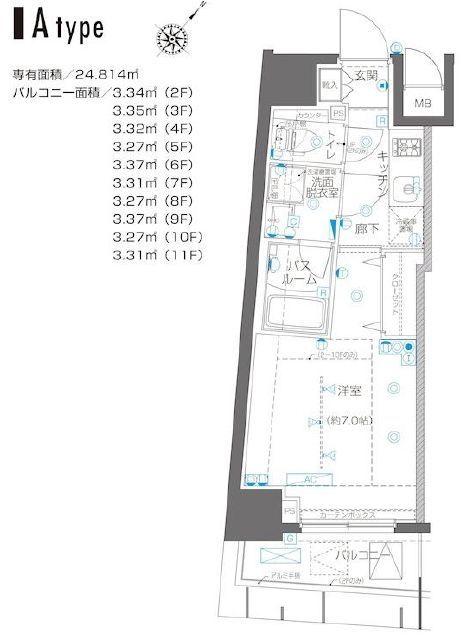 ZOOM横浜関内の間取り