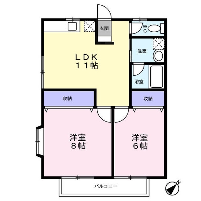 アビデ柿の木台の間取り