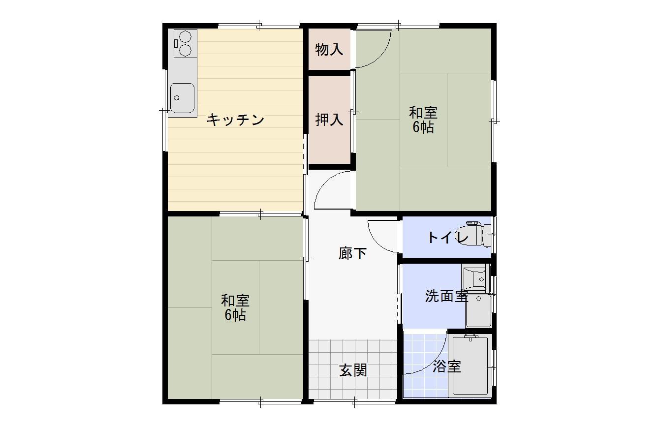 唐子台ハイツの間取り