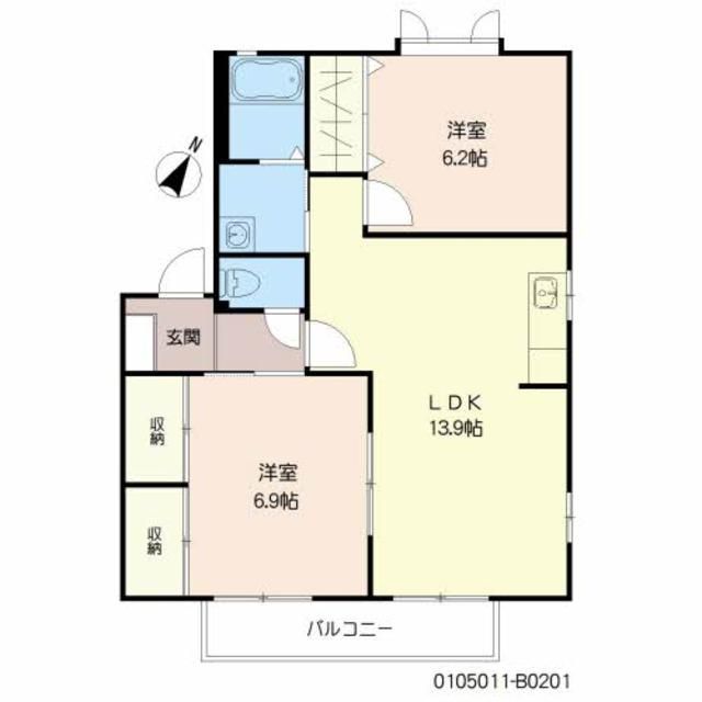 エティンセラー２１　Ｂ棟の間取り