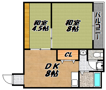 みのるマンションの間取り