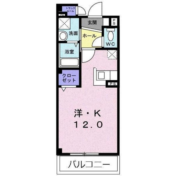 常滑市字中千代のマンションの間取り