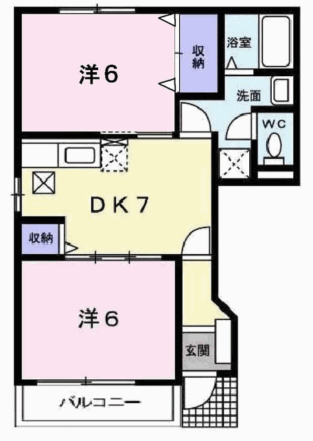 サンヒルズ　Ｓの間取り