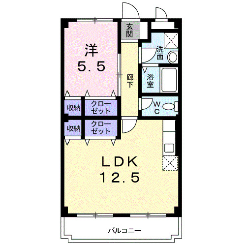 マンションエトランゼの間取り