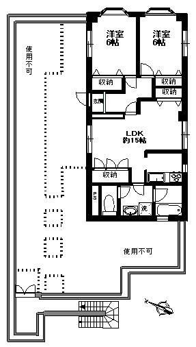 東村山市栄町のマンションの間取り