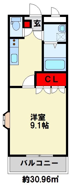 フェリチェの間取り